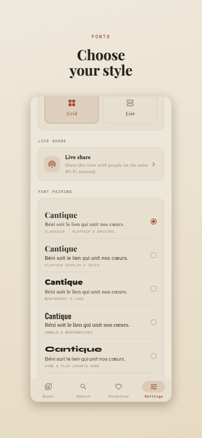 Choosing a font pairing